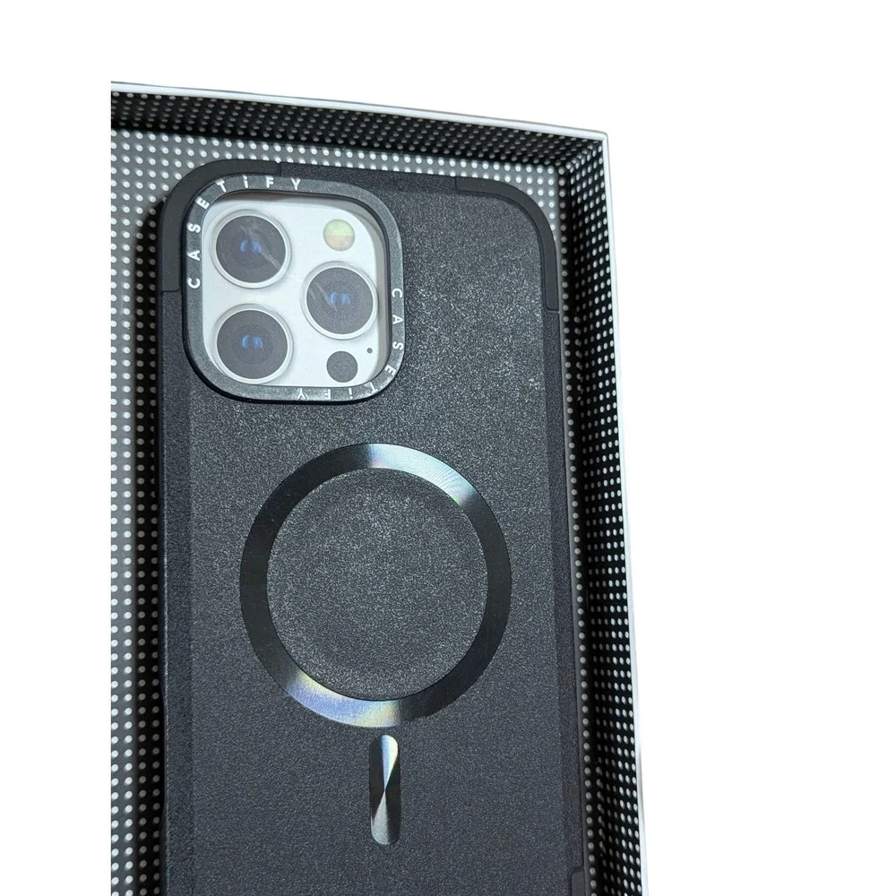 C3U CASETiFY Force‎ Case w/ Magsafe for iPhone 16 Pro Max - Black Used